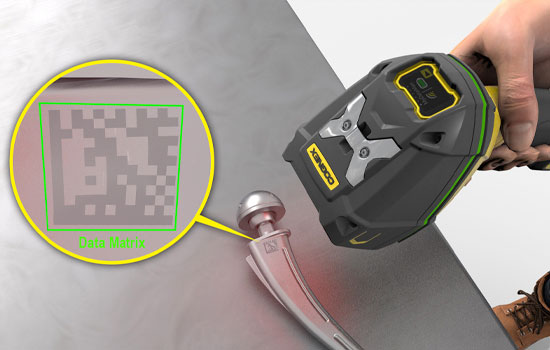 Data matrix code reader