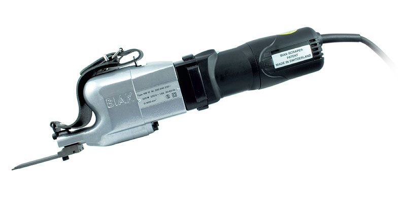 BIAX HM-10 Half-Moon Scraper BIAX HM-10 Half-moon pattern "flaker," variable-speed electric model