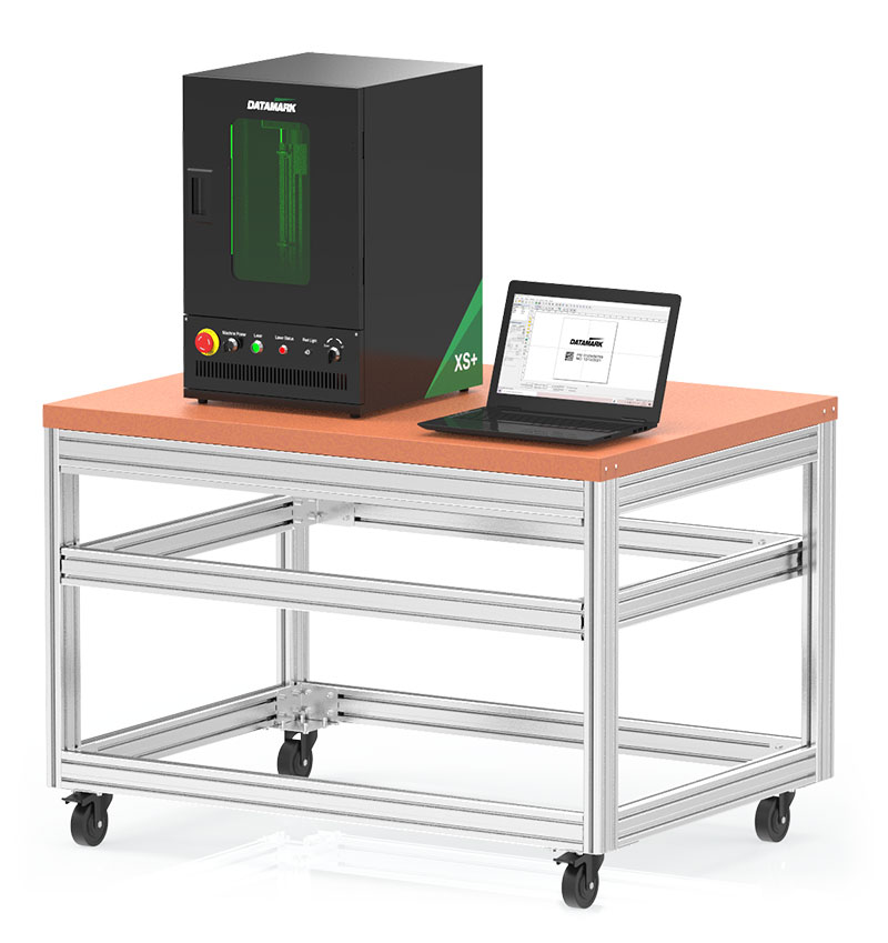 Compact desktop fiber laser marking cabinet Compact desktop fiber laser marking cabinet