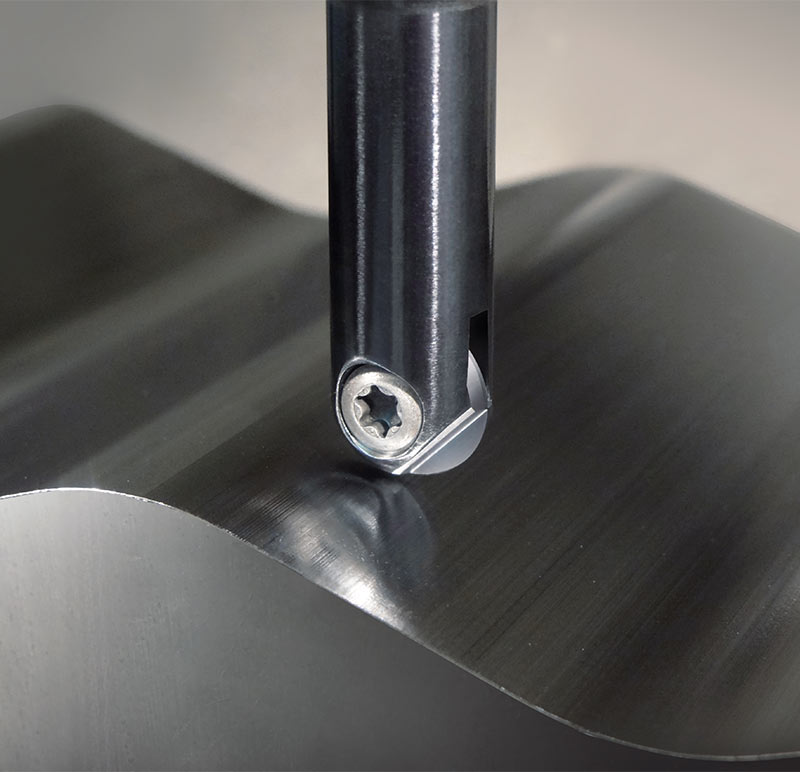 Indexable ball nose finishing mills