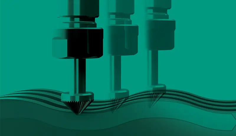 Automated deburring toolholder for cast parts