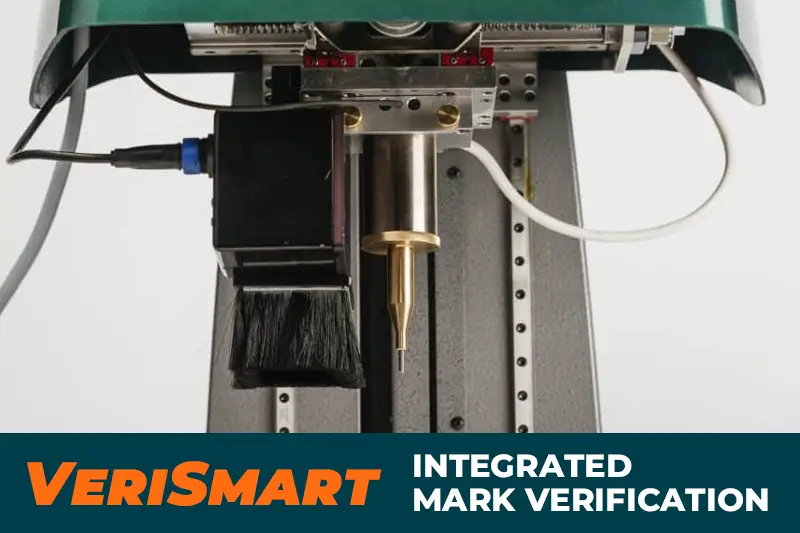Integrated Mark Verification VeriSmart Integrated Dot Peen Mark Verification and Inspection Vision System